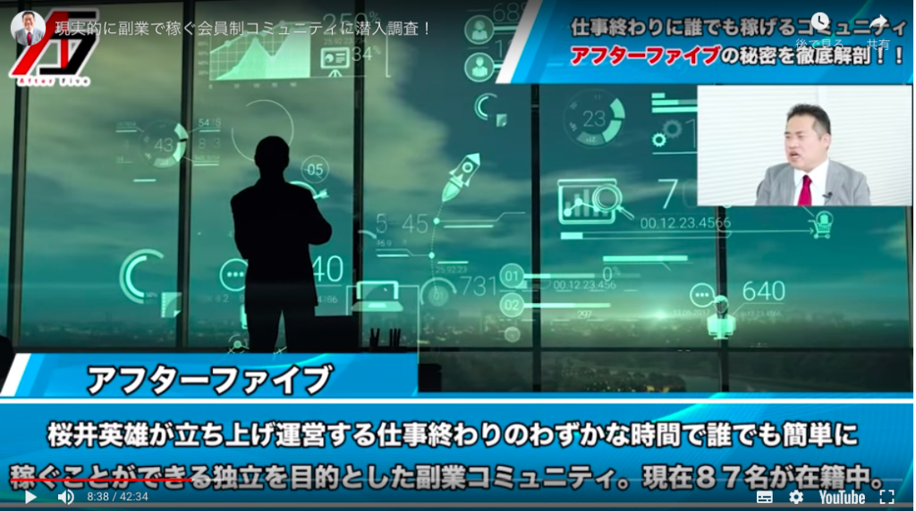 副業コミュニティ： アフターファイブ